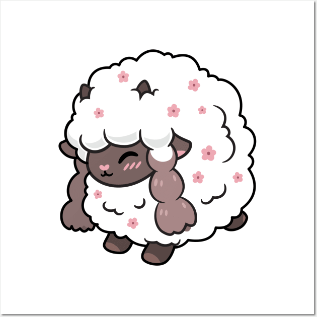 Spring Sheep Wall Art by mikitzune
